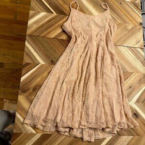 Pink Lace Dress